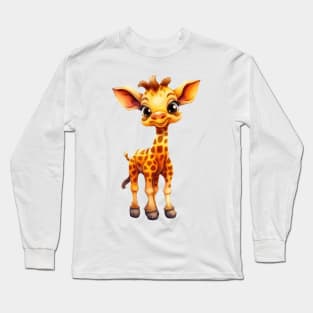 Baby Giraffe Long Sleeve T-Shirt